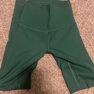 Lululemon winder train high rise right 25’ green